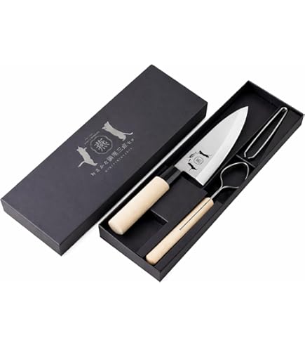 Amazon｜SUMIKAMA (スミカマ) 関時宗作 包丁 日本製 三徳包丁 170mm 穴